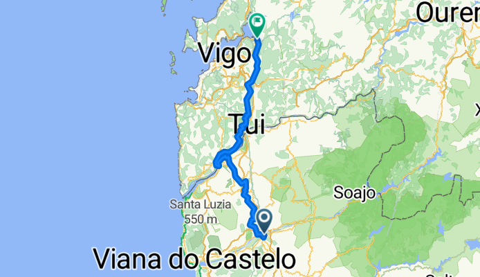 Arca e Ponte de Lima, Ponte de Lima to Plaza Ribadavia, Redondela