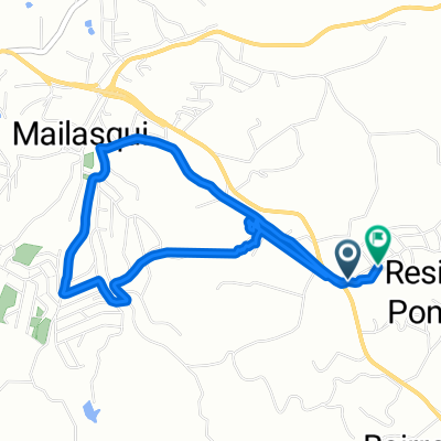 Rota desde Rua Planeta Mercúrio