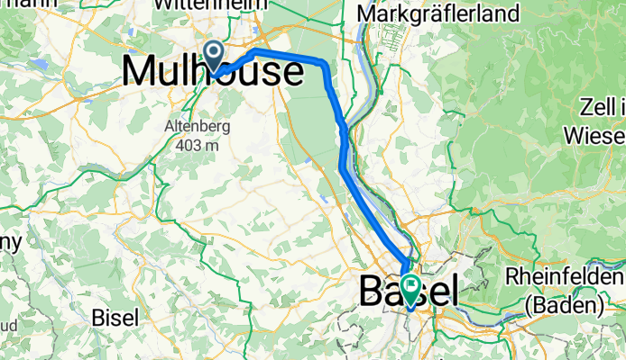 Basel to Mulhouse