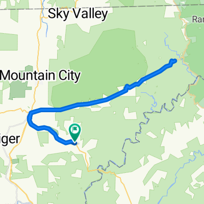 Blue Mountain Ln, Clayton to Blue Mountain Ln, Clayton