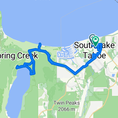 Capistrano Ave, South Lake Tahoe to Capistrano Ave, South Lake Tahoe