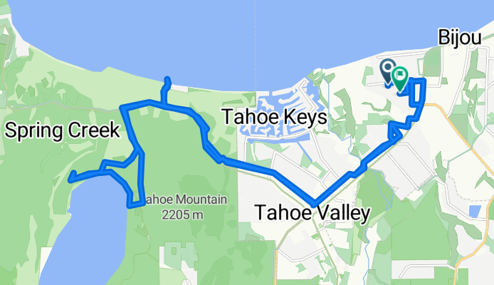 Capistrano Ave, South Lake Tahoe to Capistrano Ave, South Lake Tahoe