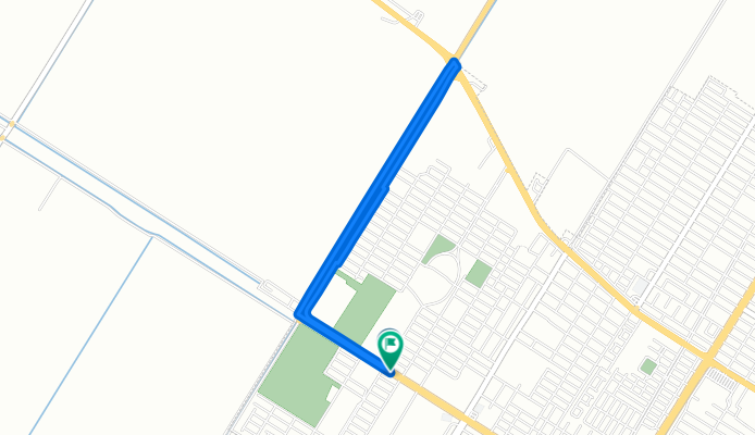 Avenida José Aguilar Barraza, Los Mochis a Avenida José Aguilar Barraza, Los Mochis
