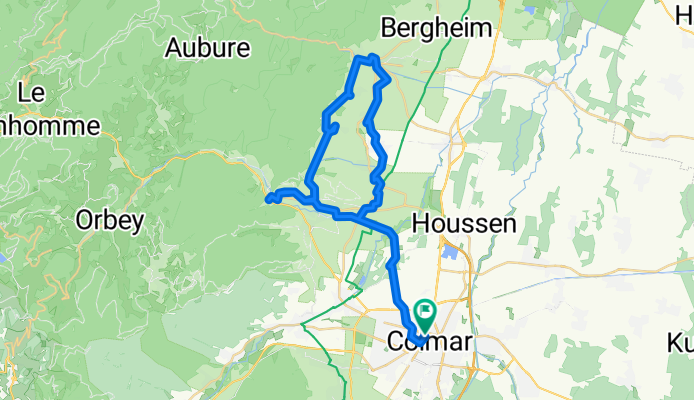 Rue du Rempart, Colmar to Rue du Rempart, Colmar