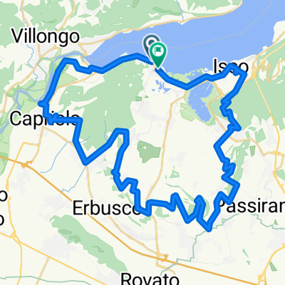 GPX Download: Santuario Madonna della Neve – Vigneti della Franciacorta giro ad anello con partenza da Iseo