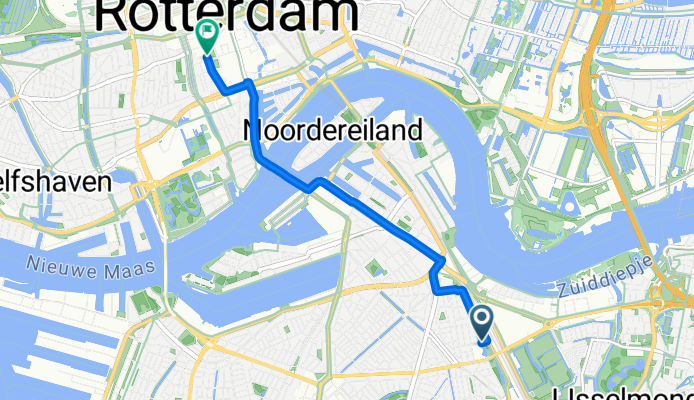 West-Varkenoordseweg, Rotterdam to Rotterdam Center, Rotterdam