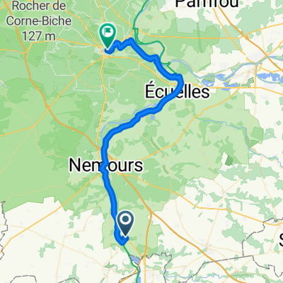 Avenue du Maréchal Leclerc, Souppes-sur-Loing to Rue Richelieu, Fontainebleau
