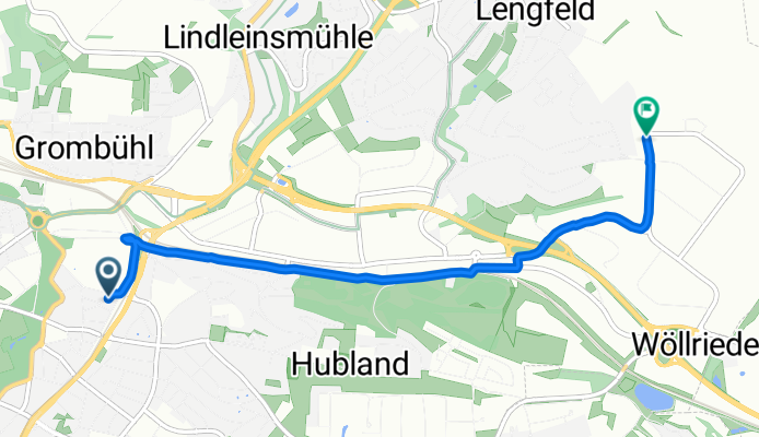 Annastraße, Würzburg nach Friedrich-Bergius-Ring, Würzburg