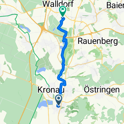 In der Gänsweide, Bad Schönborn to Industriestraße, Walldorf