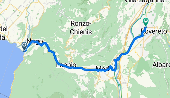 Via Benaco nach Piazzale Paolo Orsi