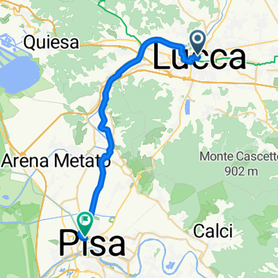 Lucca nach Pisae