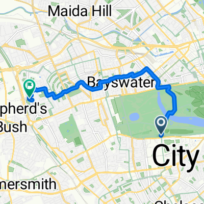 City of Westminster, London to St Anns Road, London