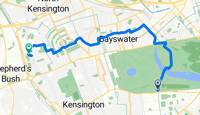 City of Westminster, London to St Anns Road, London