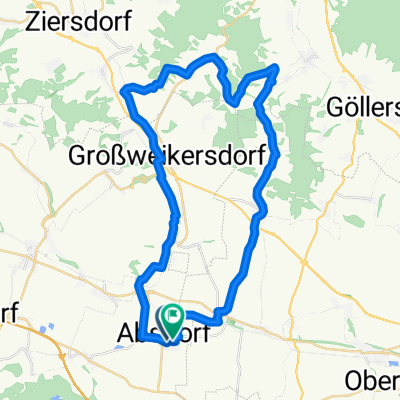 Radweg bis Oberthern und über Puch heim