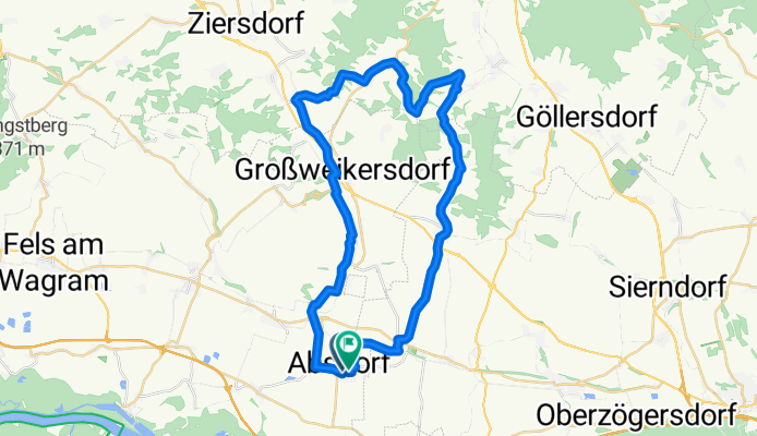 Radweg bis Oberthern und über Puch heim