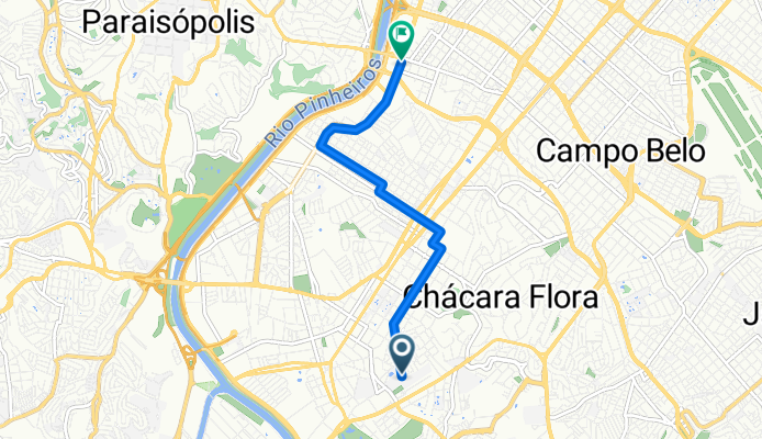 Route to Mosaic Fertilizantes Do Brasil