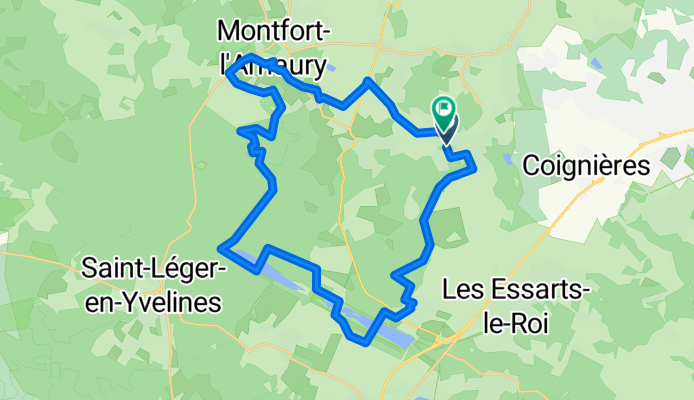 Allée de la Pépinière, Saint-Rémy-l'Honoré à Allée de la Pépinière, Saint-Rémy-l'Honoré