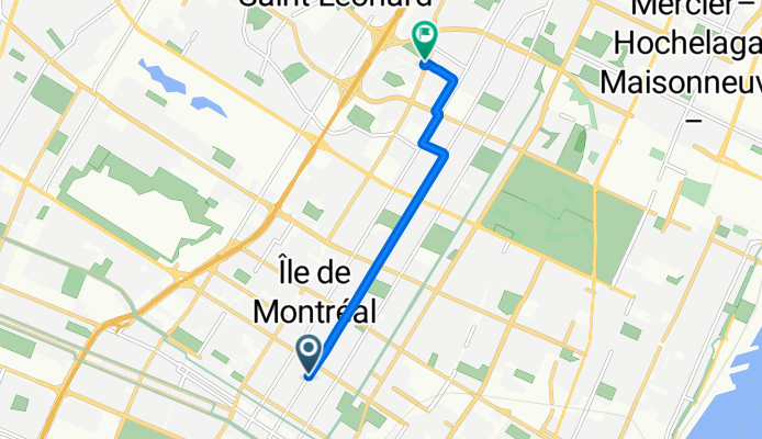 Rue Garnier, Montréal à Rue Jean-Talon Est, Montréal