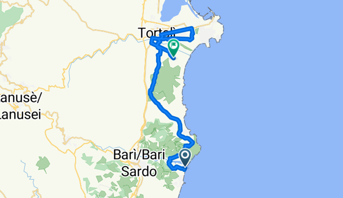 Viale della Pineta nach Strada Senza Nome