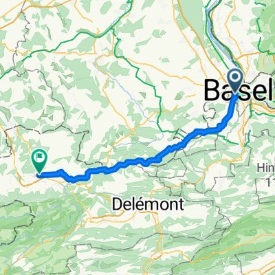 Von Basel bis Pruntrut 900 HM