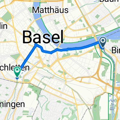 Bärengasse, Birsfelden nach Hauptstrasse, Binningen