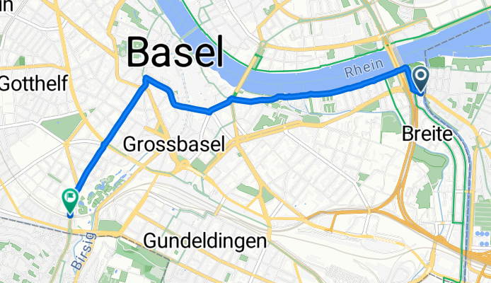 Bärengasse, Birsfelden nach Hauptstrasse, Binningen