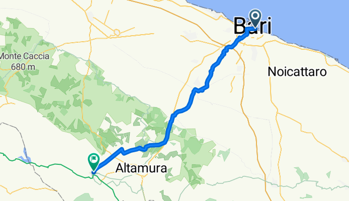 Von Bari bis Gravina in Puglia