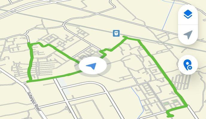Photo 2 of the Bikemap route "Moderate route"