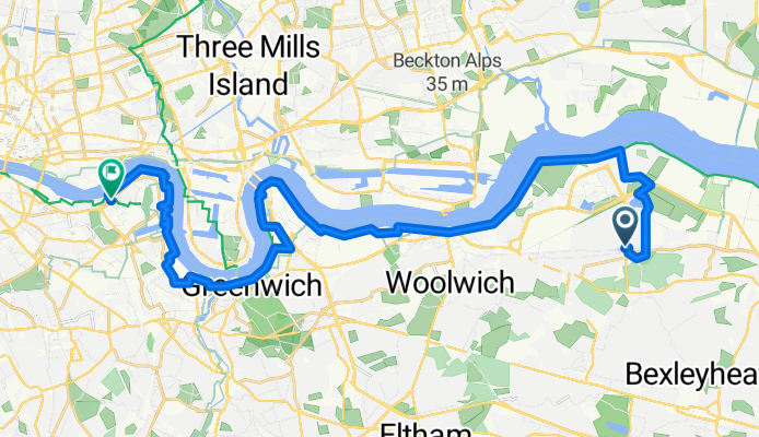 Abbey Wood to Rotherhithe