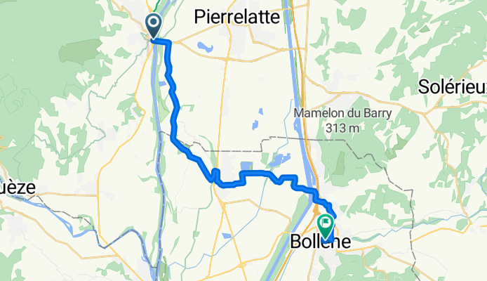 De Rue Bertranne à Chemin des Tamaris