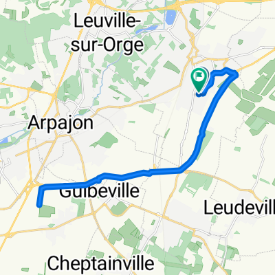 Rue de l'Artois, Brétigny-sur-Orge à Avenue de la Commune de Paris, Brétigny-sur-Orge