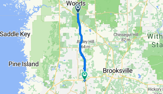 Suncoast Trail, Homosassa to Gar St, Brooksville