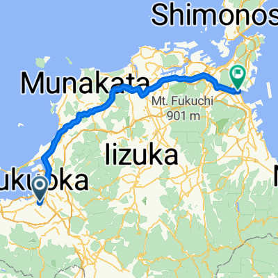 Route to Kitakyushu