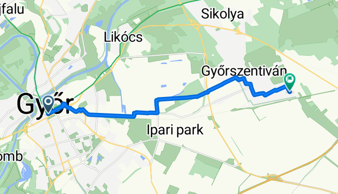 Czuczor Gergely utca, Győr - Napos utca, Győr