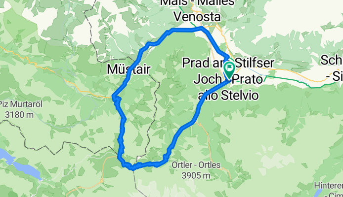 Route in Prad am Stilfserjoch