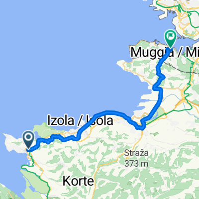 Letoviška pot, Portorož nach Piazza della Repubblica, Muggia