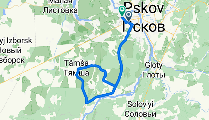 От Рижский проспект до улица Михайловская