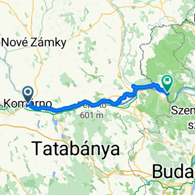 Nádvorie Európy, Komárno to Petőfi tér, Zebegény