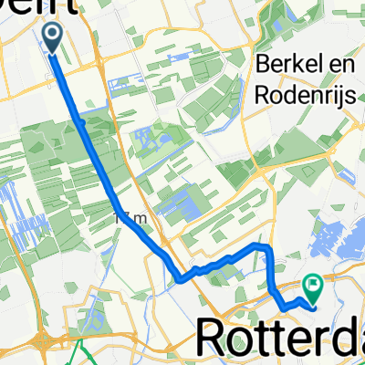 Rotterdamseweg, Delft to 2e Pijnackerstraat, Rotterdam
