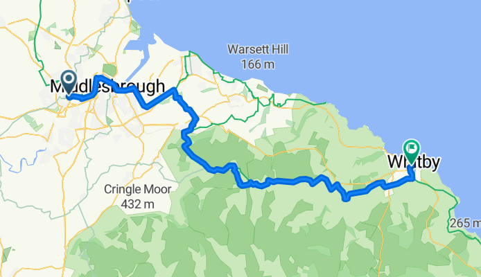 D6 Stockton-on-Tees to Whitby