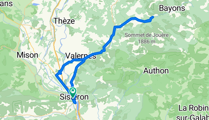 Sisteron - Circle to Clamensane and beyond