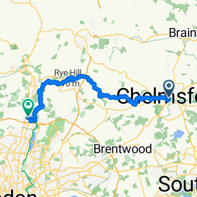 From Chelmsford to Waltham Cross