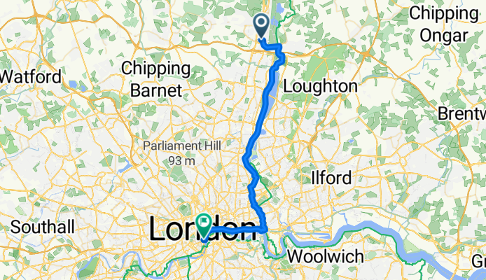 From Waltham Cross to London