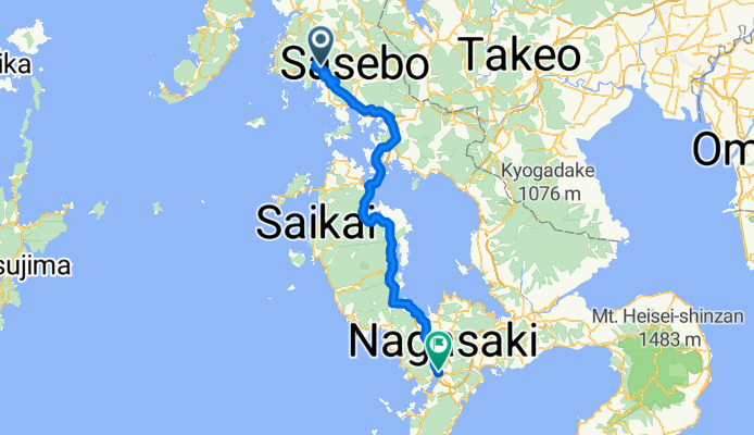 사세보 시 - 나가사키 시