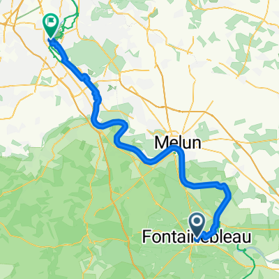 Rue du Coq Gris, Fontainebleau to Quai Jean Pierre Timbaud, Juvisy-sur-Orge