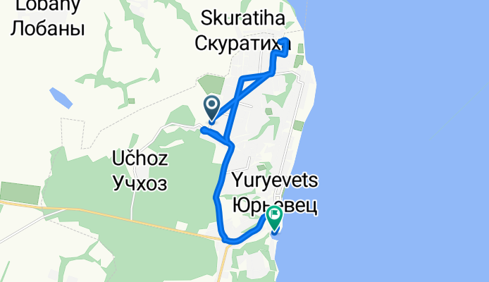 улица Пушкина, Юрьевец до Советская улица, Юрьевец