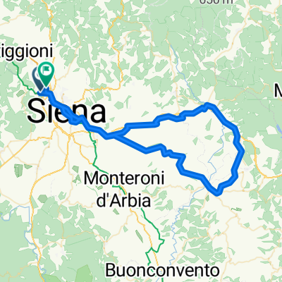 Via dell'Abbadia, Monteriggioni to Via Giovanni Minzoni, Monteriggioni