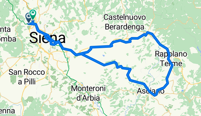 Via dell'Abbadia, Monteriggioni to Via Giovanni Minzoni, Monteriggioni