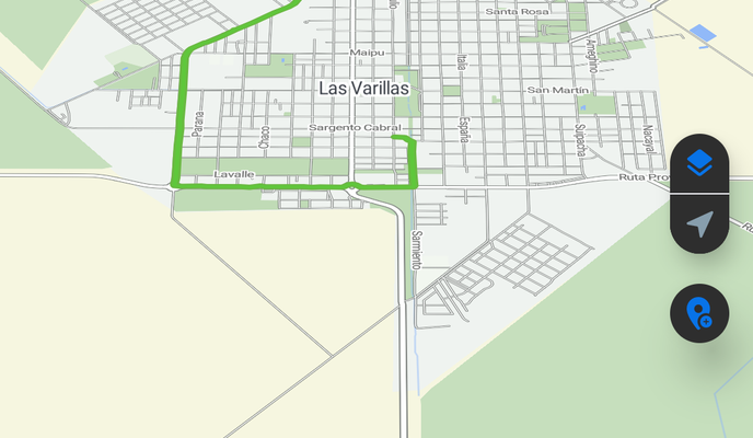 Photo 2 of the Bikemap route "De de Mayo a de Mayo"