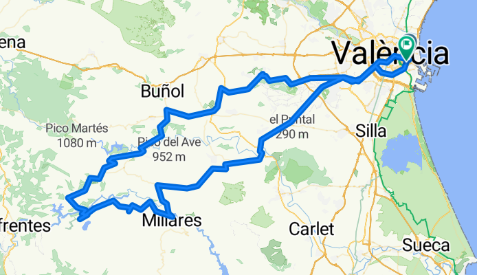 Plaza del Music Asensio Magraner Pérez, Walencja do Avinguda del Port, Walencja